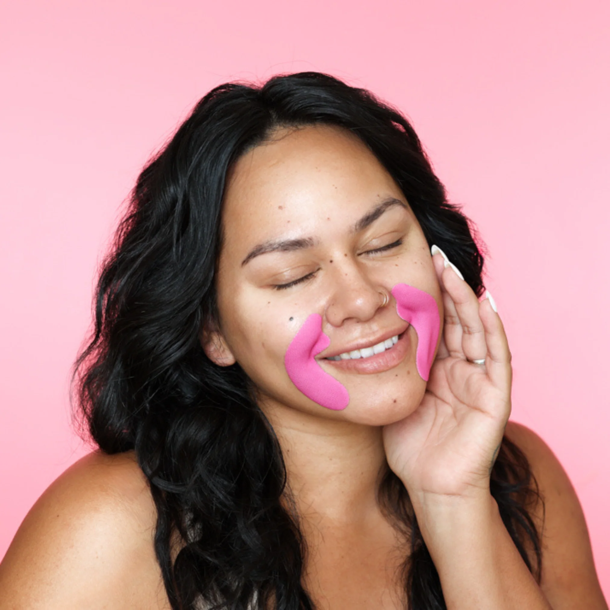 Pink Pearl Plump & Firm Smile Lines Mask - Image 3